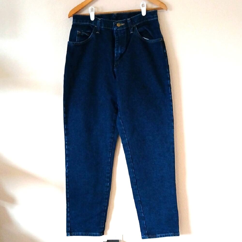 Vintage 90s Wrangler Blues High Waisted Dark Blue Jeans